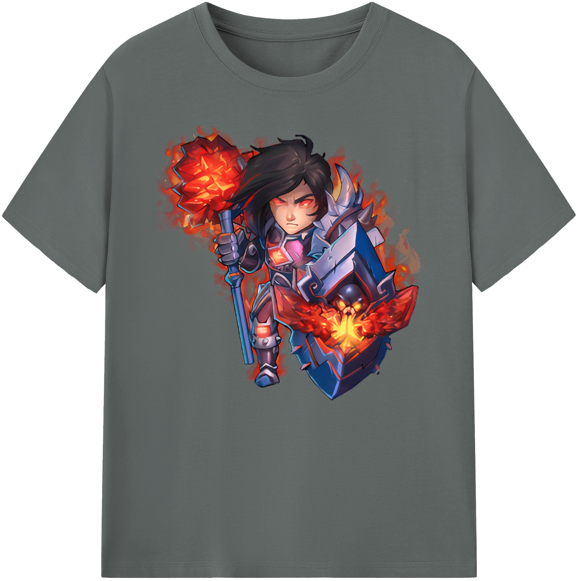 （画像用） リーグ・オブ・レジェンド League of Legends LOL 綿100％ メンズ半袖Tシャツ｜肌触りやわらか＆通気性